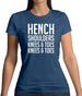 Hench Shoulders Knees & Toes Womens T-Shirt