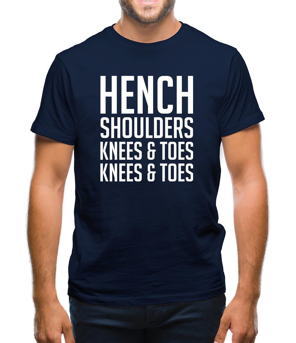 Hench Shoulders Knees & Toes Mens T-Shirt