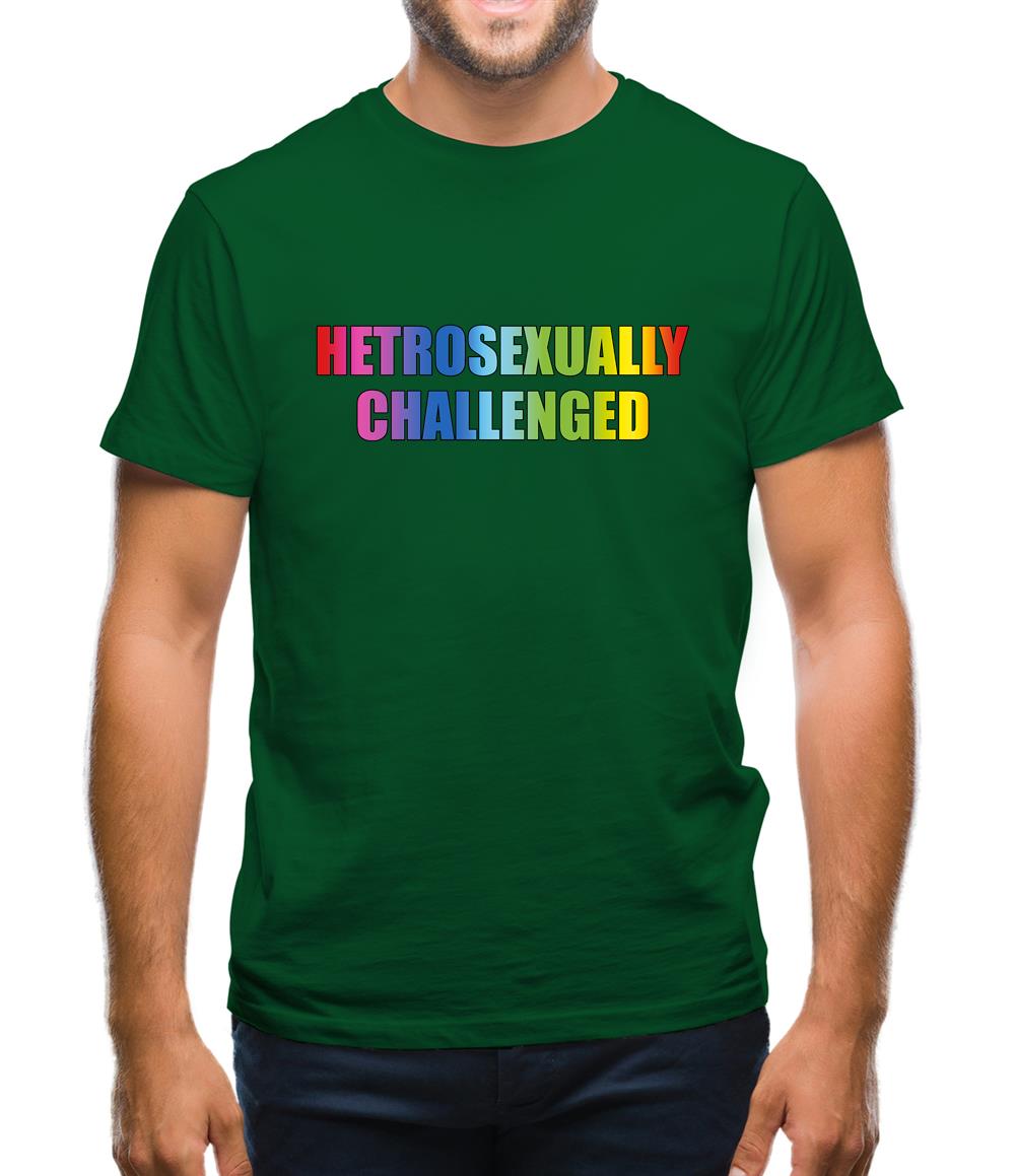 Hetrosexually Challenged Mens T-Shirt