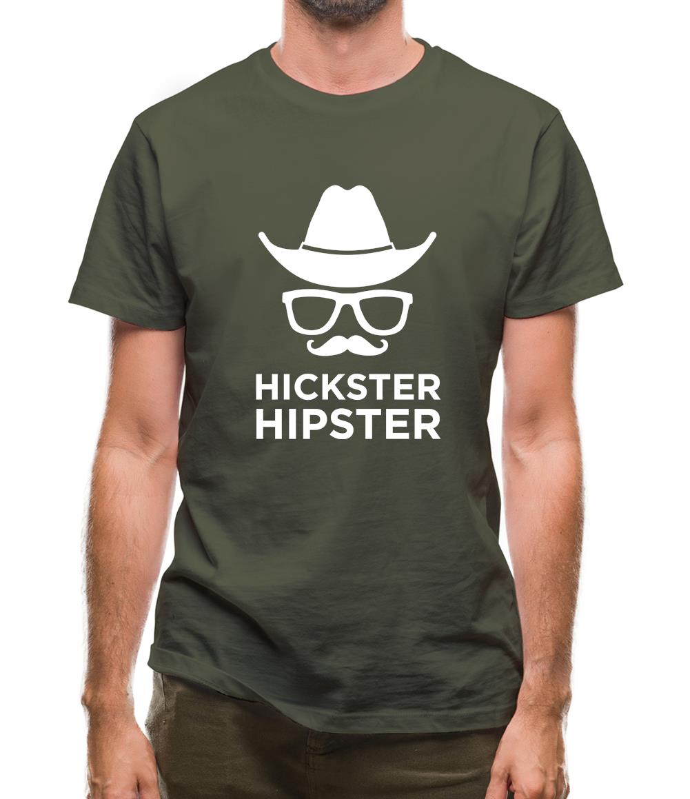 Hickster Hipster Mens T-Shirt