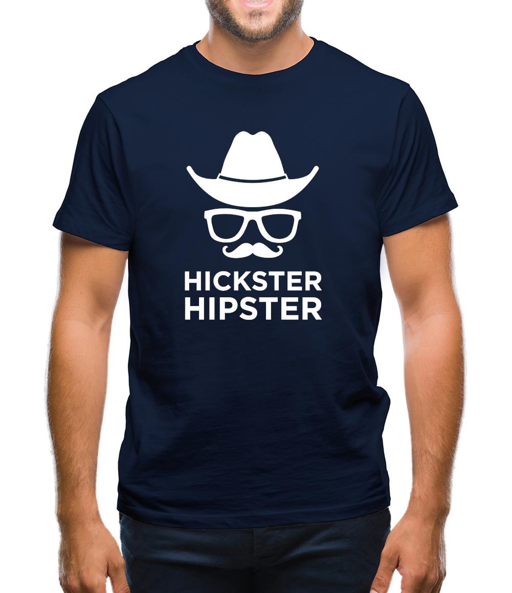 Hickster Hipster Mens T-Shirt