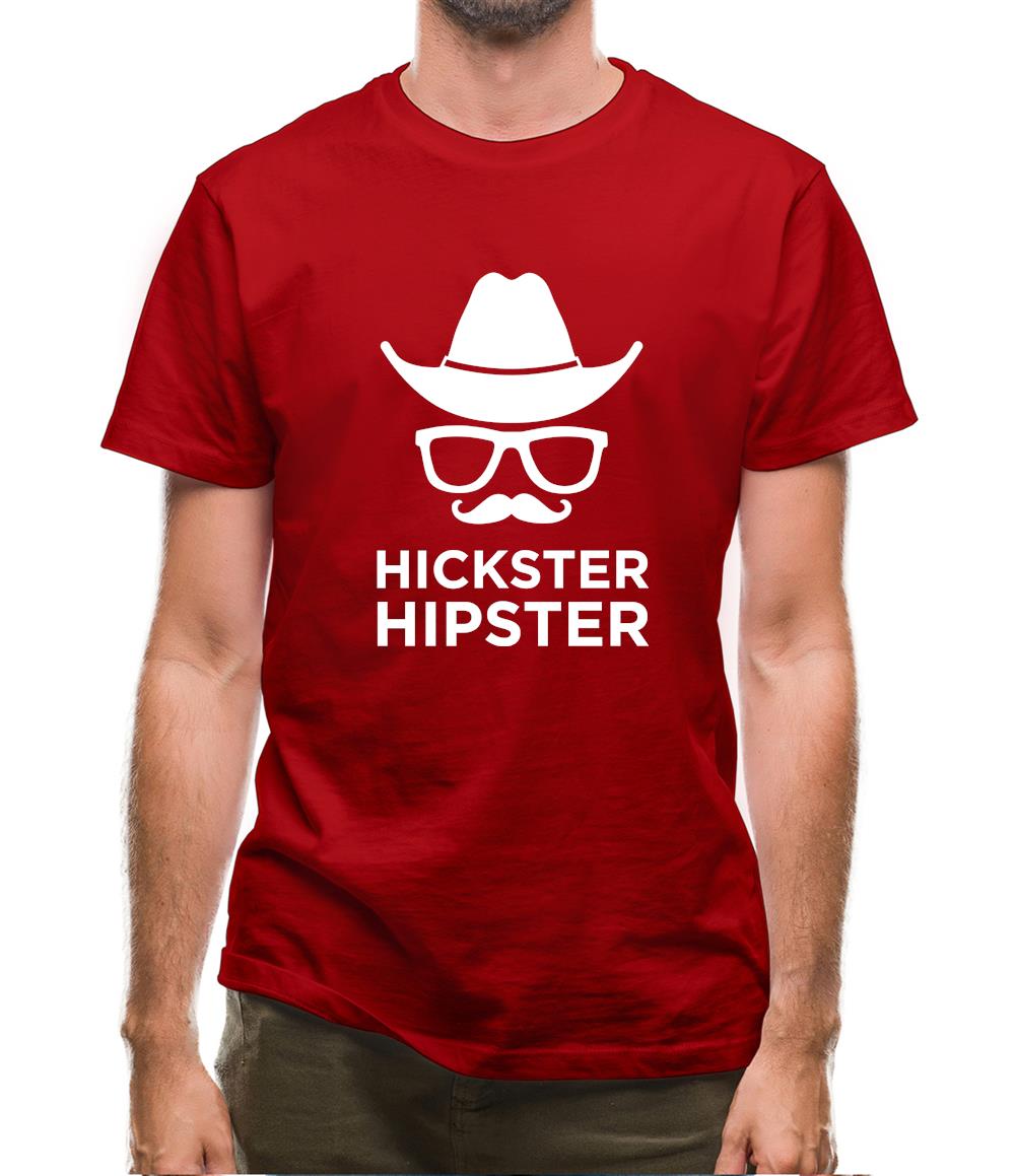 Hickster Hipster Mens T-Shirt