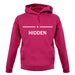 Hidden unisex hoodie