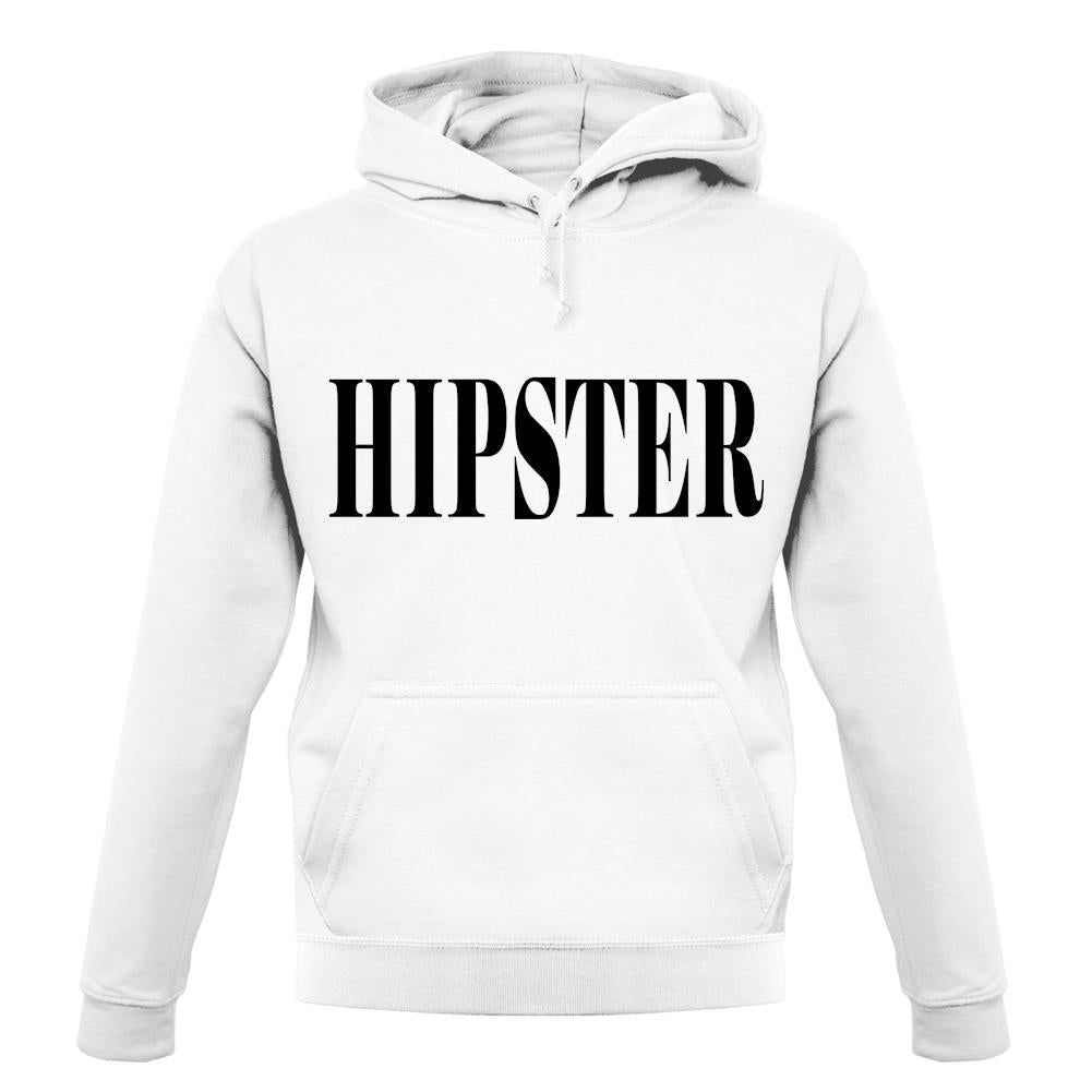 Hipster unisex hoodie