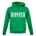 Hipster unisex hoodie