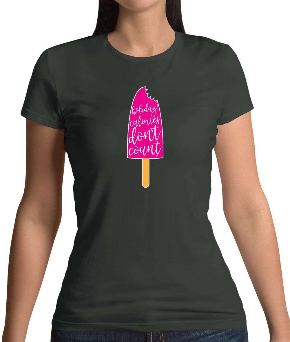 Holiday Calories Don't Count Womens T-Shirt