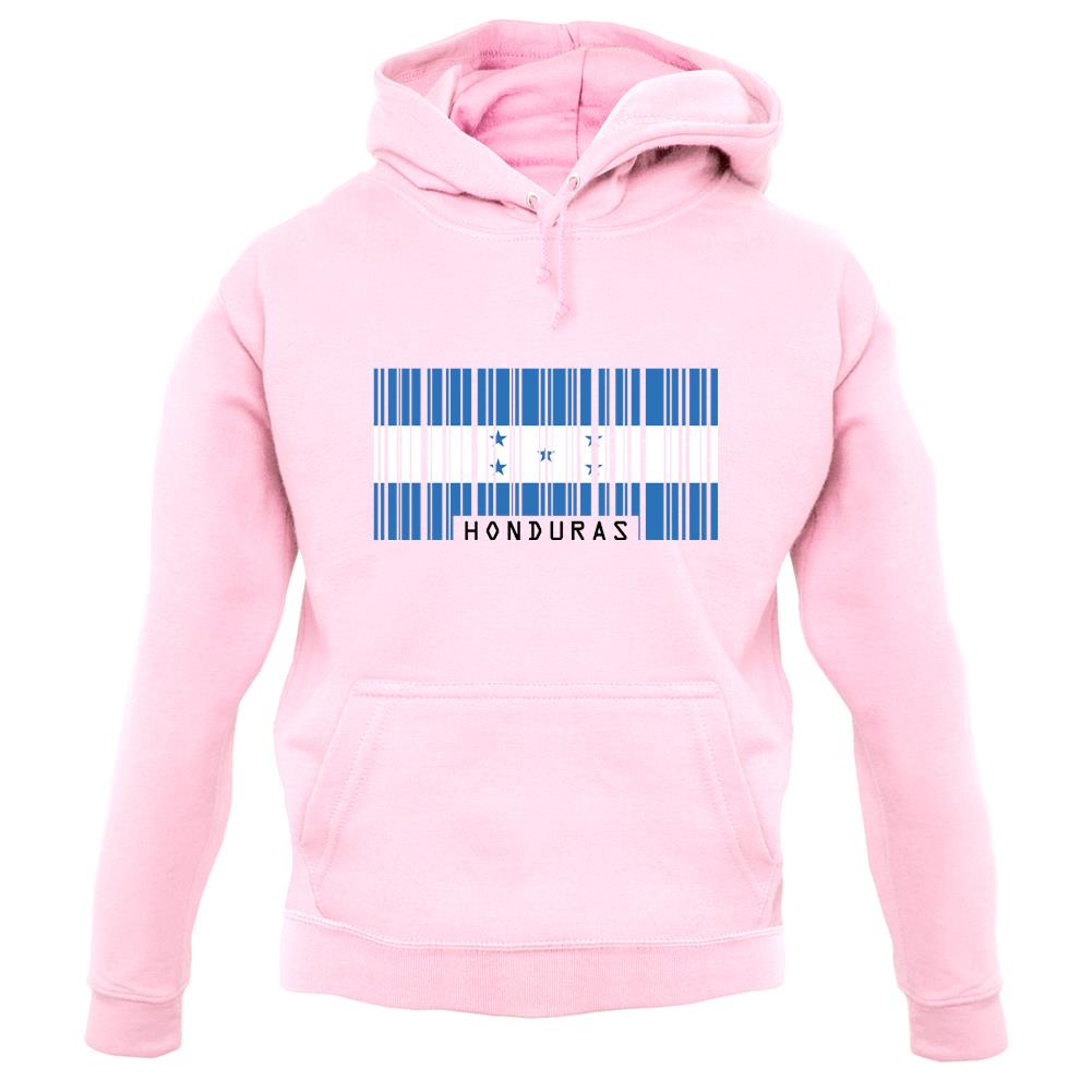 Honduras Barcode Style Flag unisex hoodie
