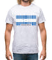 Honduras Barcode Style Flag Mens T-Shirt