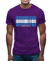 Honduras Barcode Style Flag Mens T-Shirt