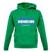 Honduras Barcode Style Flag unisex hoodie