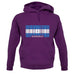 Honduras Barcode Style Flag unisex hoodie
