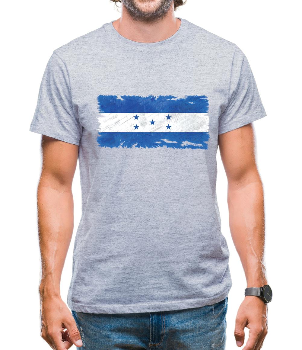 Honduras Grunge Style Flag Mens T-Shirt