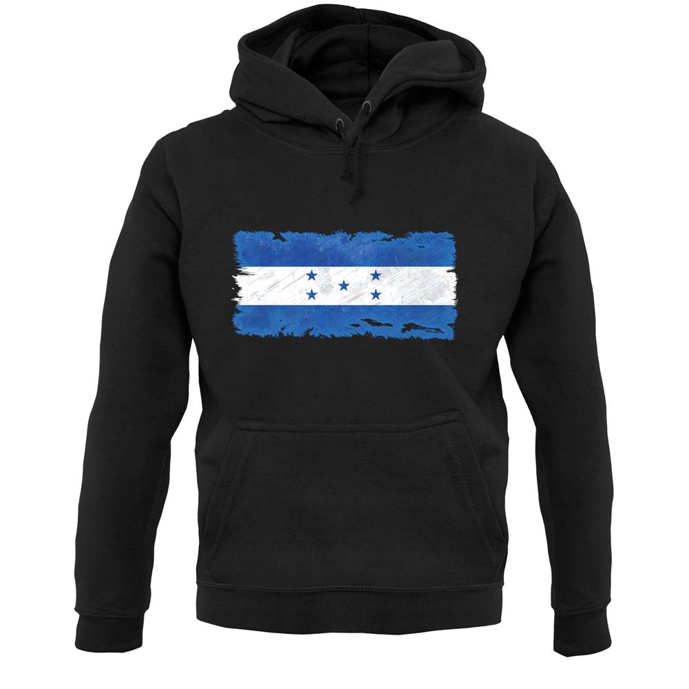 Honduras Grunge Style Flag Unisex Hoodie