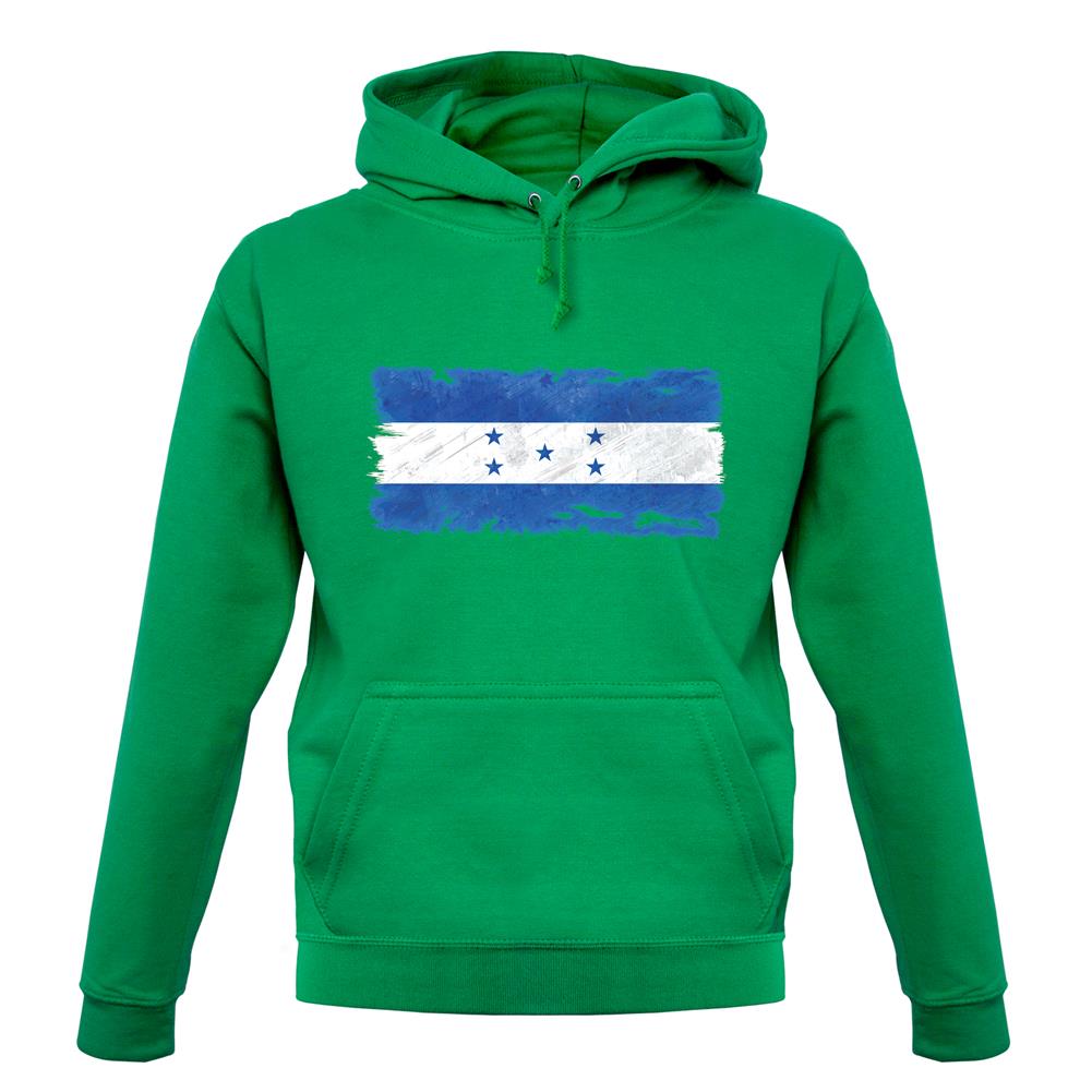 Honduras Grunge Style Flag unisex hoodie