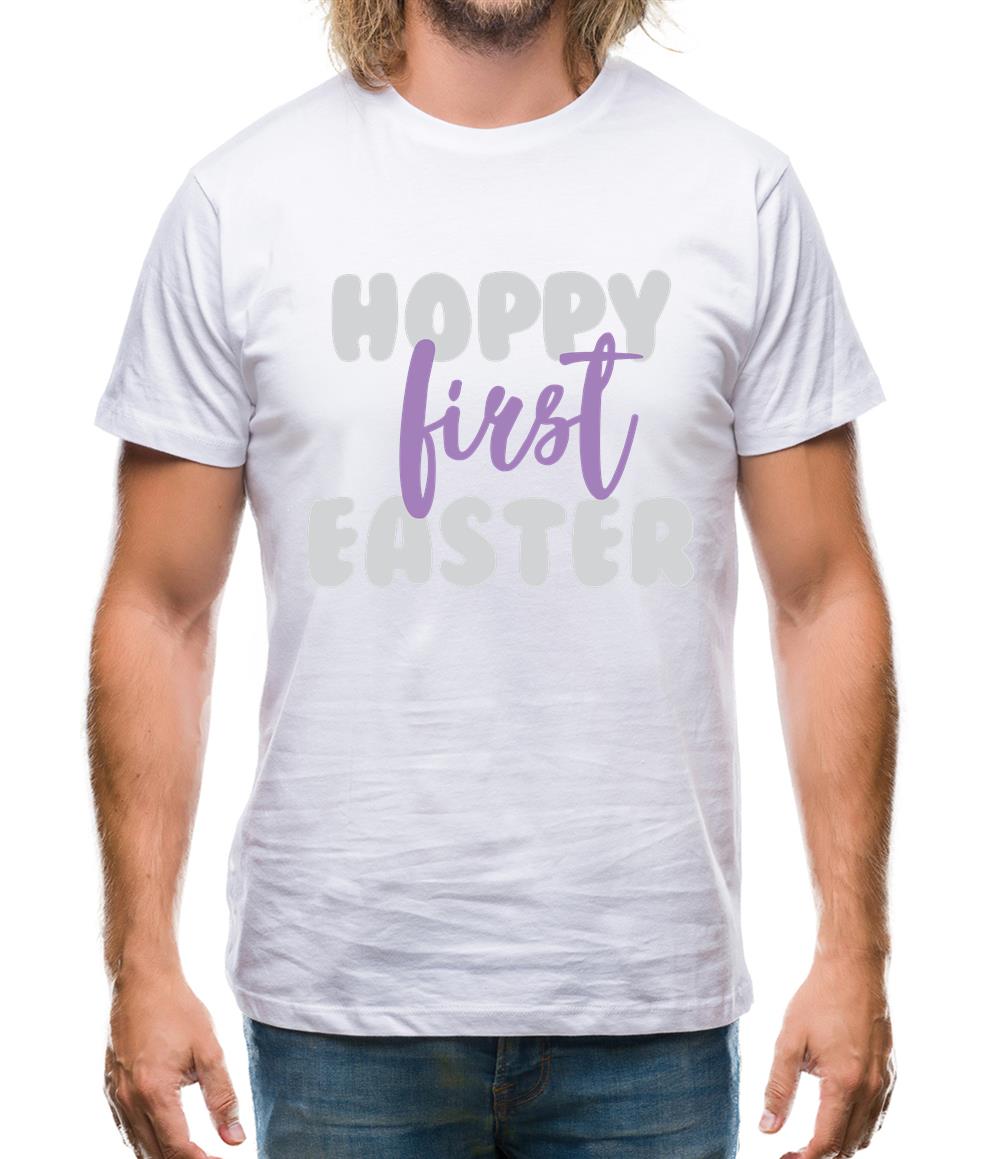 Hoppy First Easter Mens T-Shirt