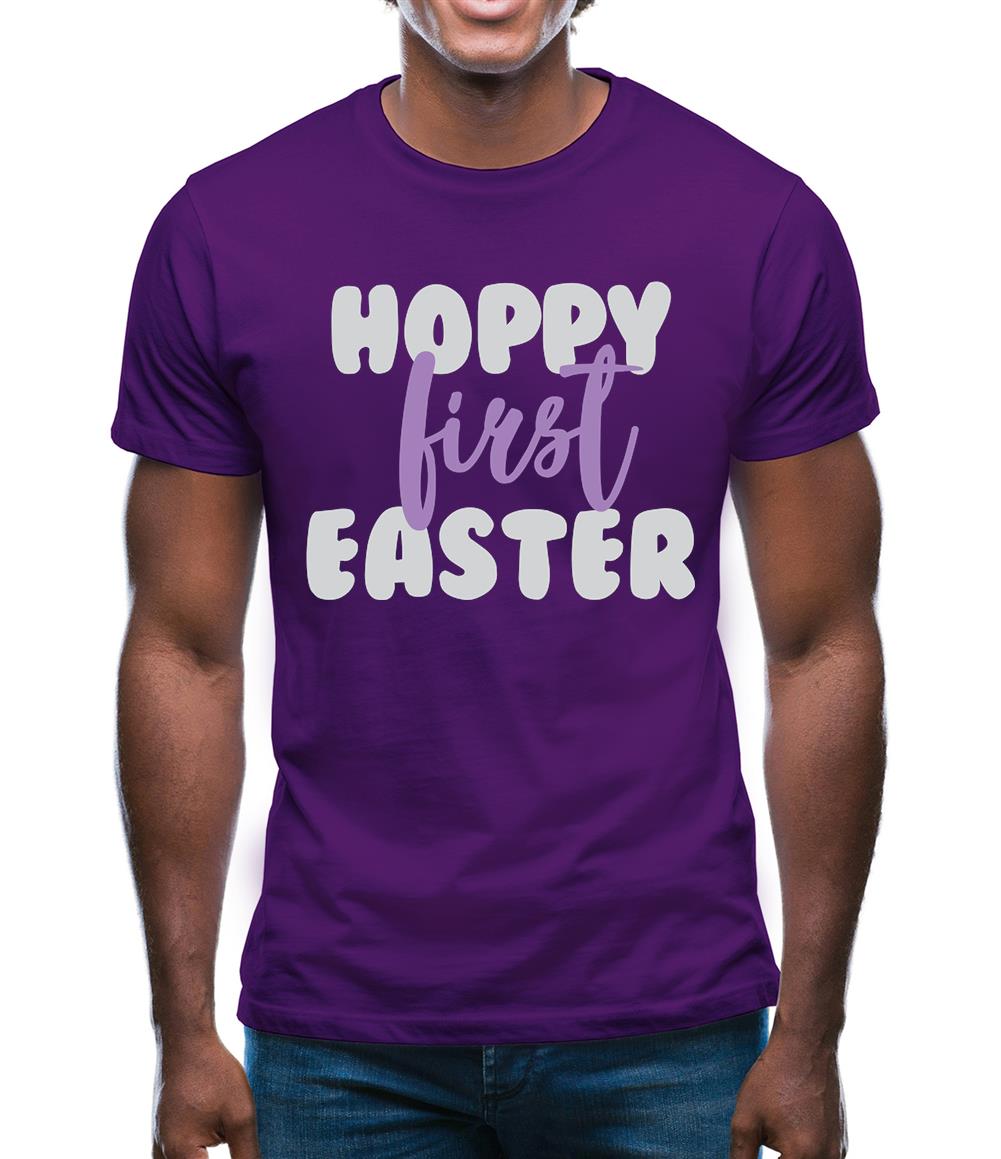 Hoppy First Easter Mens T-Shirt