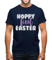 Hoppy First Easter Mens T-Shirt