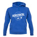Horizontal Running Fat Amy unisex hoodie
