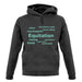 Horse Riding Languages unisex hoodie