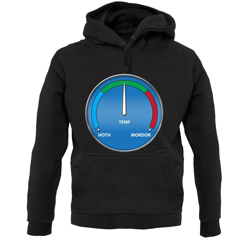 Hoth Mordor Thermostat Unisex Hoodie