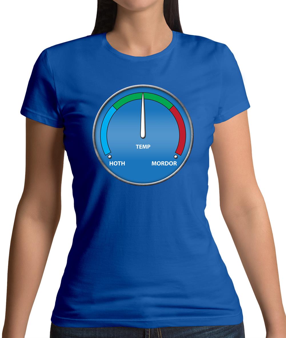 Hoth Mordor Thermostat Womens T-Shirt