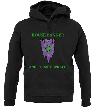 House Banner, Anger Rage Wrath unisex hoodie