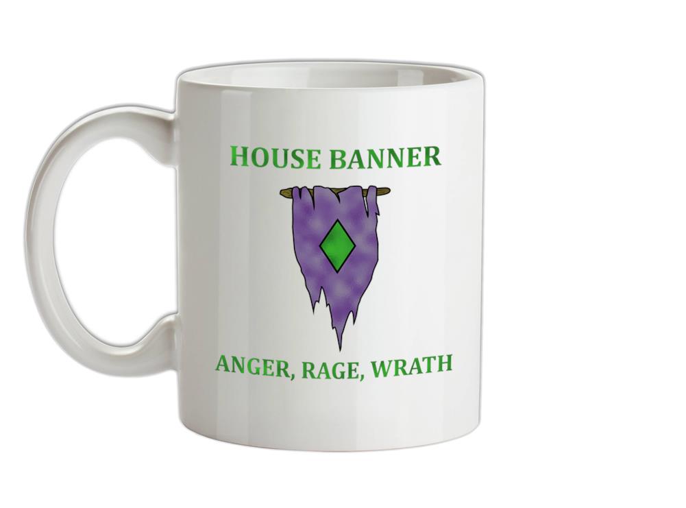 House Banner, Anger Rage Wrath  Ceramic Mug