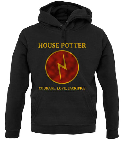 House Potter, Courage Love Sacrifice unisex hoodie
