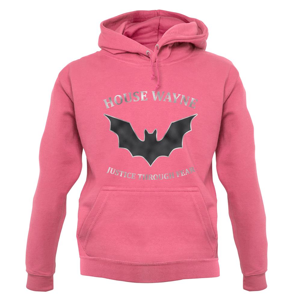 House Wayne, Justice Through Fear unisex hoodie