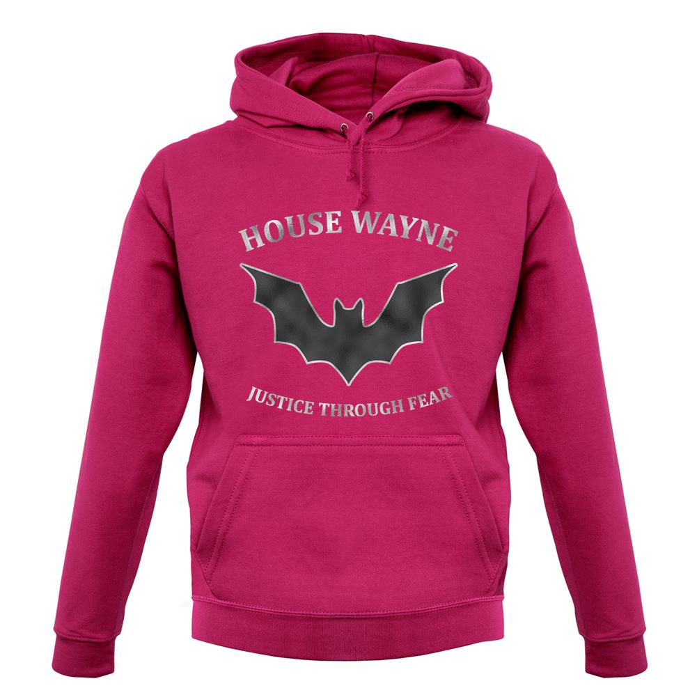 House Wayne, Justice Through Fear unisex hoodie