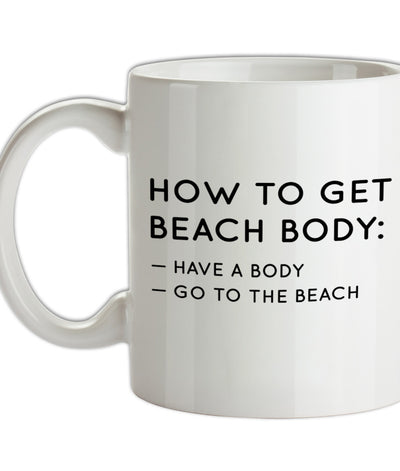 How To Get A Beach Body Ceramic Mug