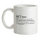 How To Be a Man Ceramic Mug