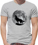 Dressdown Wolf Moon Silhouette Mens T-Shirt