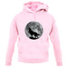 Dressdown Wolf Moon Silhouette Unisex Hoodie