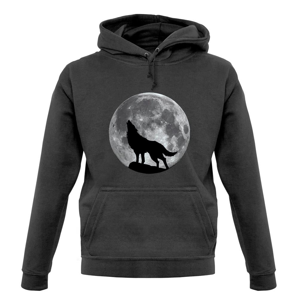 Dressdown Wolf Moon Silhouette Unisex Hoodie
