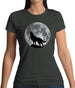 Dressdown Wolf Moon Silhouette Womens T-Shirt