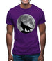 Wolf Moon Silhouette Mens T-Shirt