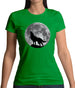 Dressdown Wolf Moon Silhouette Womens T-Shirt