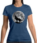 Dressdown Wolf Moon Silhouette Womens T-Shirt