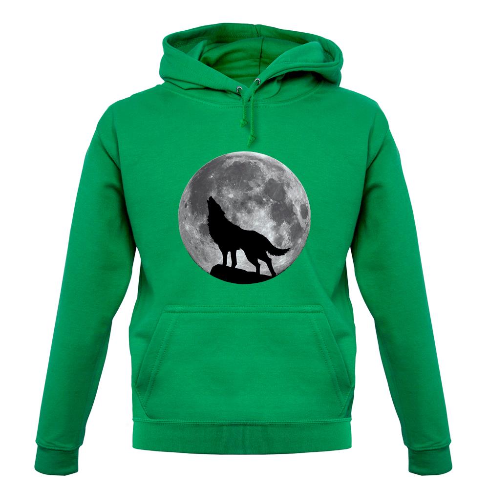 Dressdown Wolf Moon Silhouette Unisex Hoodie