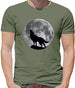 Dressdown Wolf Moon Silhouette Mens T-Shirt