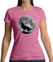 Dressdown Wolf Moon Silhouette Womens T-Shirt