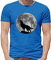 Dressdown Wolf Moon Silhouette Mens T-Shirt