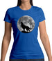 Dressdown Wolf Moon Silhouette Womens T-Shirt