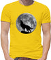 Dressdown Wolf Moon Silhouette Mens T-Shirt