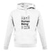 100% Organic Human Being unisex hoodie