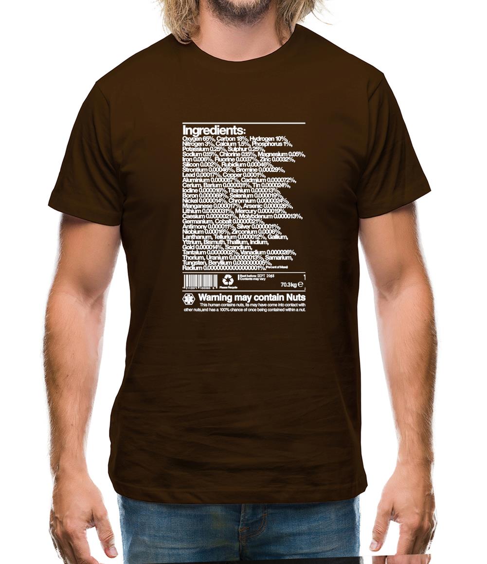 May Contain Nuts Mens T-Shirt