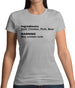 Human Ingredients May Contain Nuts Womens T-Shirt