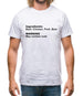 Human Ingredients May Contain Nuts Mens T-Shirt