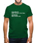 Human Ingredients May Contain Nuts Mens T-Shirt